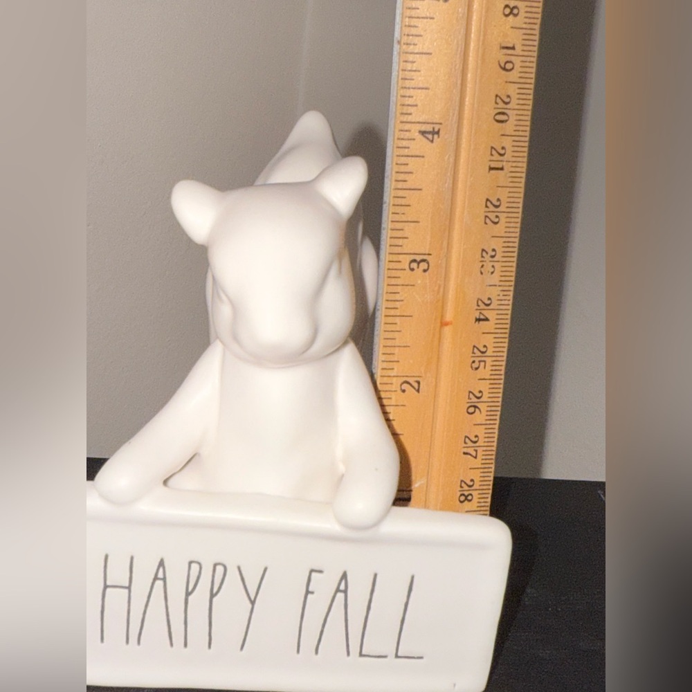 Rae Dunn HAPPY FALL Squirrel Figure - Picture 11 of 15